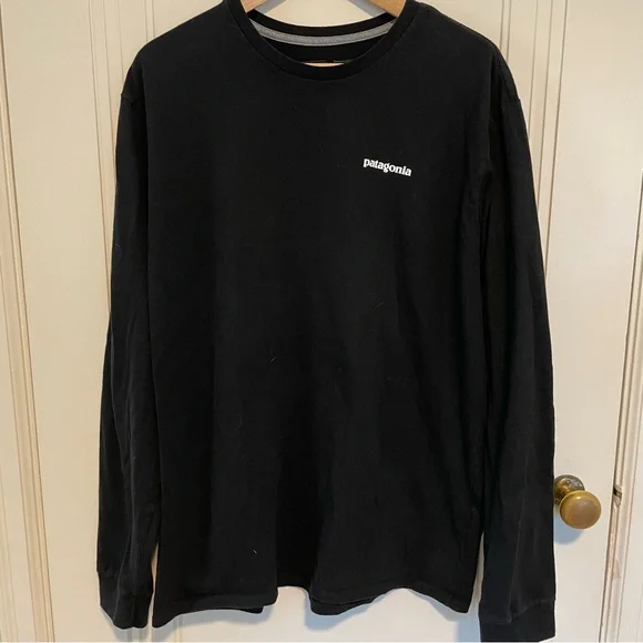 Patagonia Long Sleeve P-6 Logo Responsibili-Tee T-Shirt Size L - Picture 5 of 8